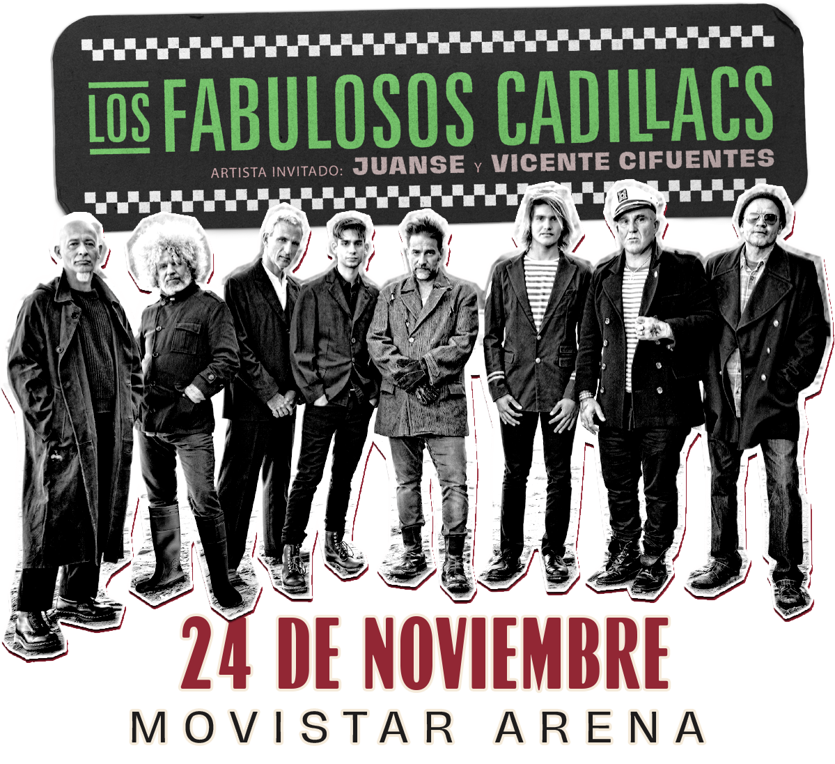 Los Fabulossos Cadillacs 24 de noviembre en Movistar Arena